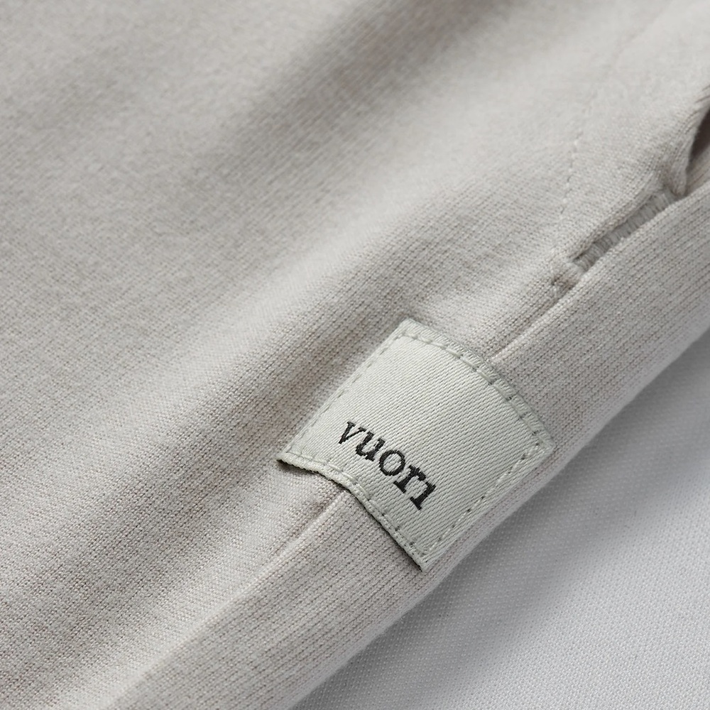 NWOT Vuori Halo Essential Wideleg Pant Ecru Heather Women’s Small - Picture 5 of 9